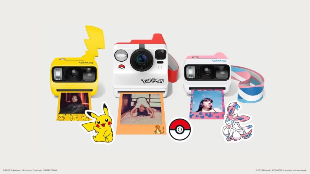 กล้อง Polaroid รุ่นพิเศษที่ได้ทำการร่วมมือกับ Pokemon 6 Pokemon