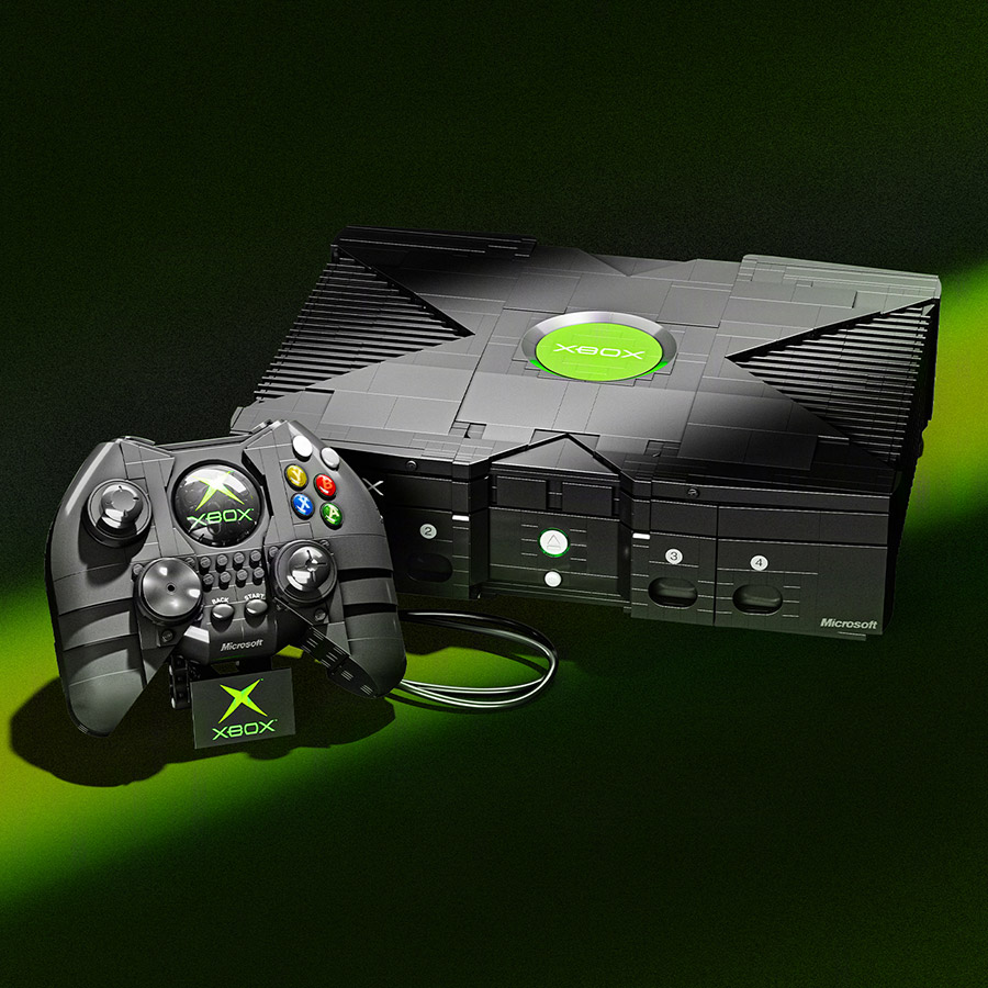 Xbox รุ่นบุกเบิกคืนชีพในชุดตัวต่อ จัดเต็มเครื่องขนาดเท่าของจริง พร้อมจอย