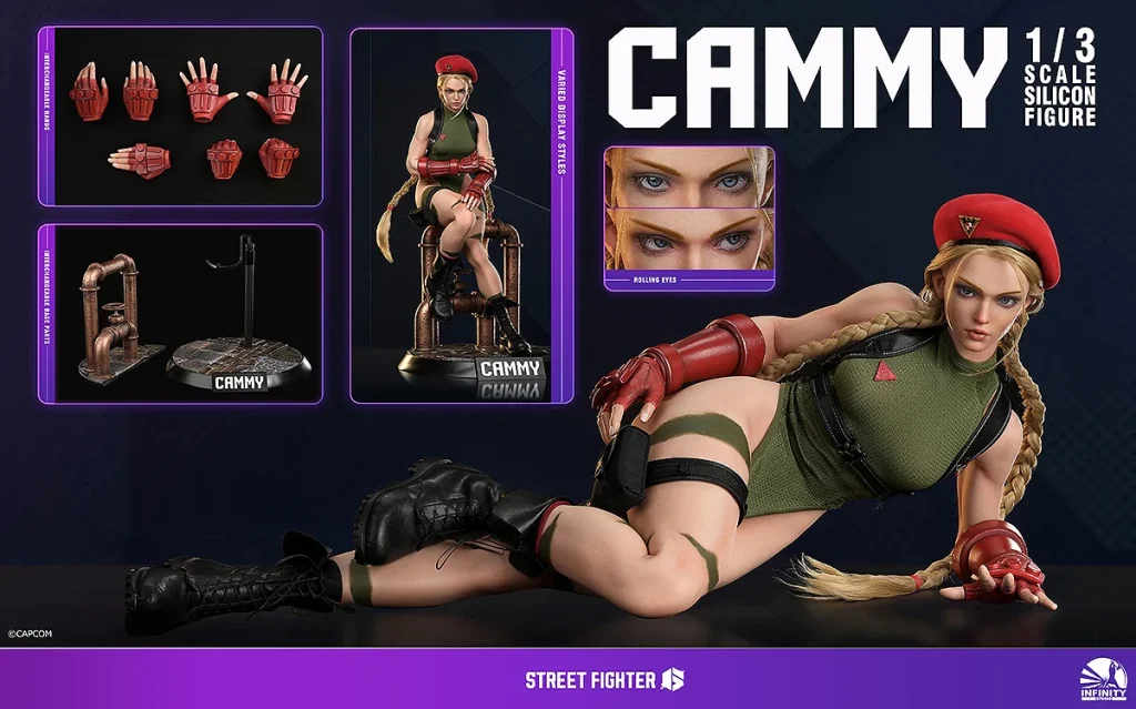 แคมมี่ Street Fighter 6 หุ่นซิลิโคนใหญ่บึ้ม!! สเกล 1/3 สุดเนี๊ยบ