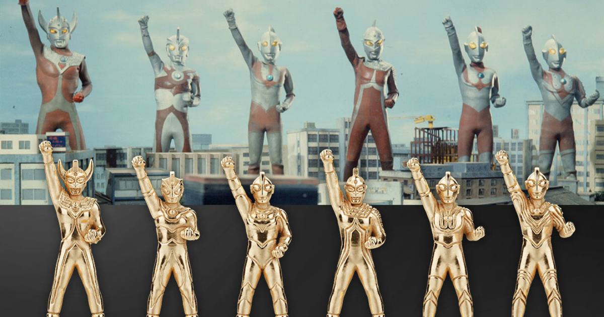 มาให้สะสมแบบเป็นชุดกับฟิกเกอร์ ULTRAMAN ทองคำ 18K
