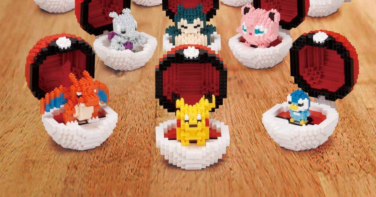 Kawada Toys ส่งตัวต่อชุดใหม่ Nanoblock Poké Ball จาก Pokemon