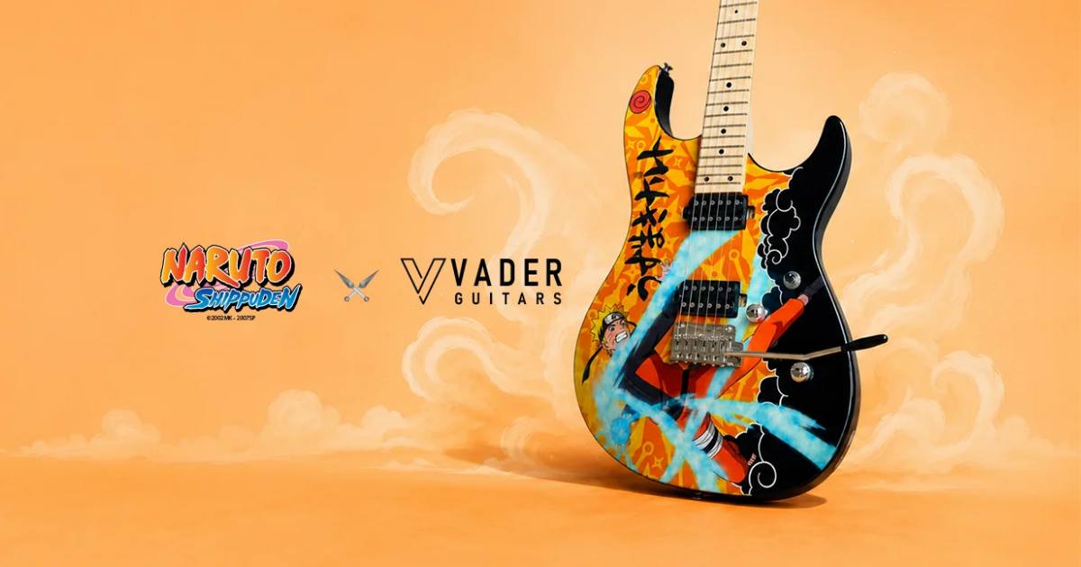 กีตาร์รุ่นพิเศษ Naruto Shippuden x Vader Guitar 1 กีตาร์รุ่นพิเศษ Naruto Shippuden x Vader Guitar