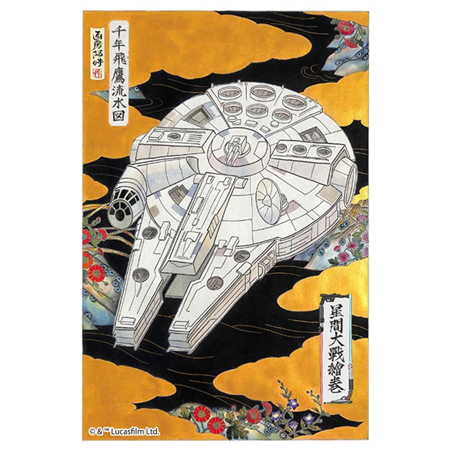 งดงามสุด ๆ กับภาพวาดและโปสเตอร์ของ Star Wars ในสไตล์ Ukiyo-e 19 Star Wars