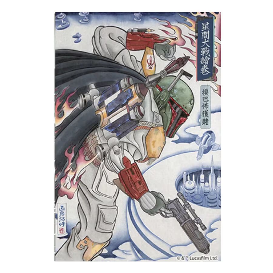 งดงามสุด ๆ กับภาพวาดและโปสเตอร์ของ Star Wars ในสไตล์ Ukiyo-e 18 Star Wars