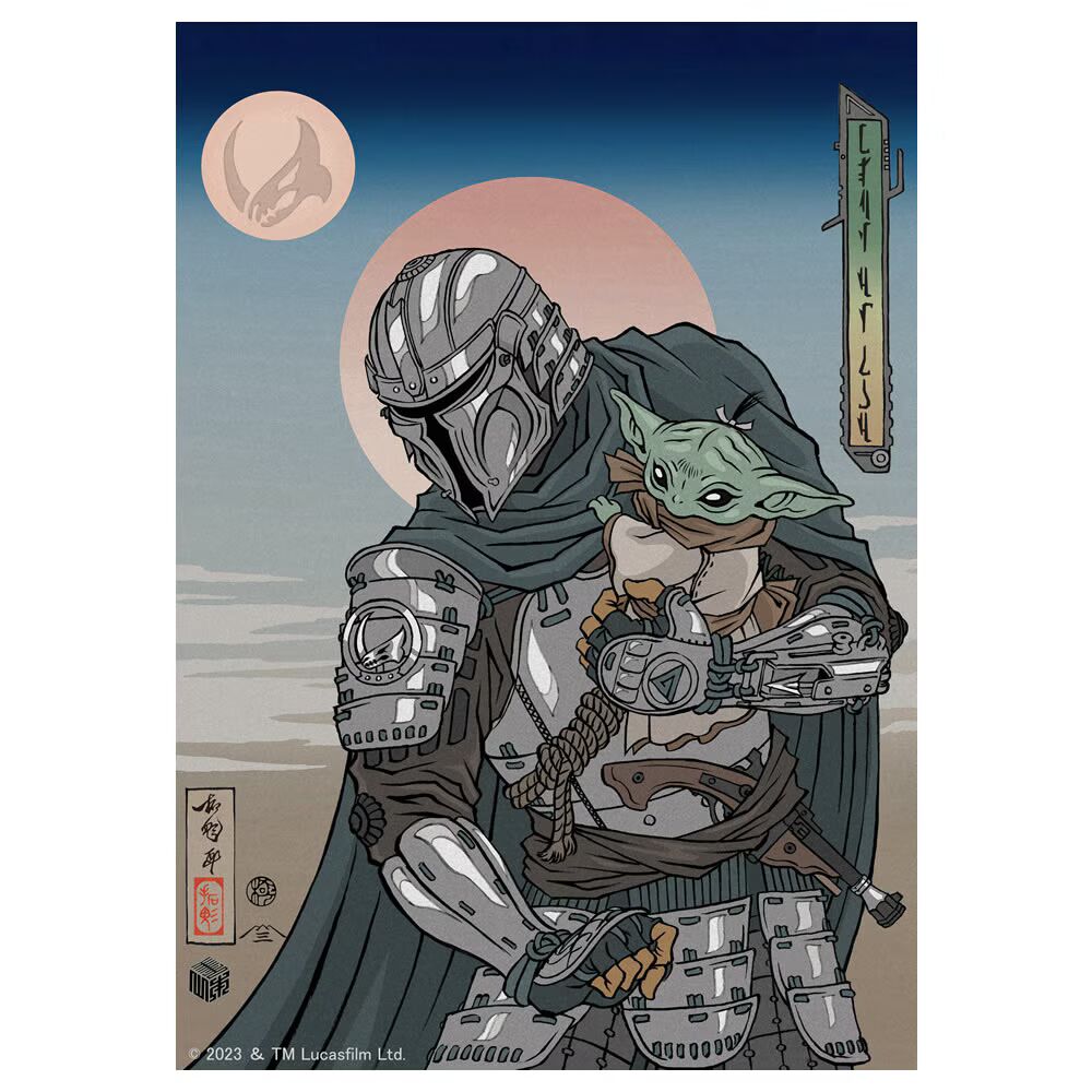 งดงามสุด ๆ กับภาพวาดและโปสเตอร์ของ Star Wars ในสไตล์ Ukiyo-e 16 Star Wars