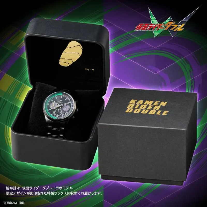 นาฬิกาข้อมือรุ่นพิเศษธีม Kamen Rider W Cyclone Joker 6 Kamen Rider W