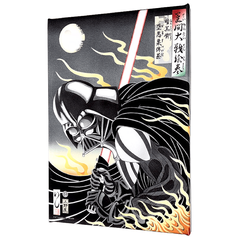 งดงามสุด ๆ กับภาพวาดและโปสเตอร์ของ Star Wars ในสไตล์ Ukiyo-e 15 Star Wars