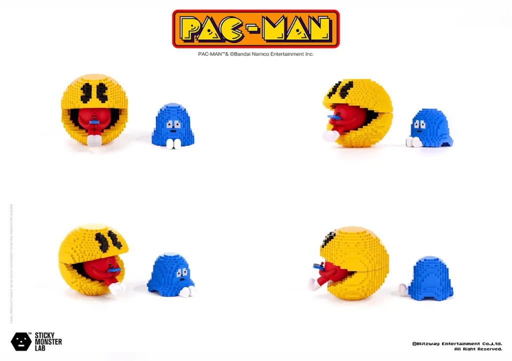 กล่องสุ่มฟิกเกอร์ Pacman x Sticky Monster Lab งานน่าสะสมจาก Blitzway 5 Pacman