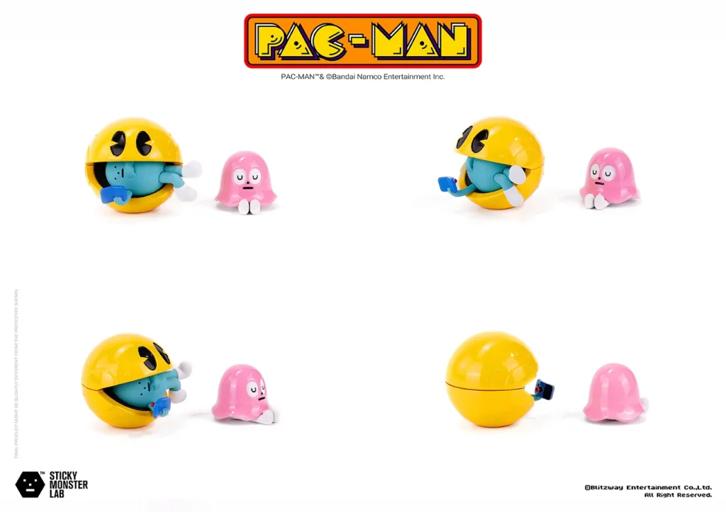 กล่องสุ่มฟิกเกอร์ Pacman x Sticky Monster Lab งานน่าสะสมจาก Blitzway 4 Pacman