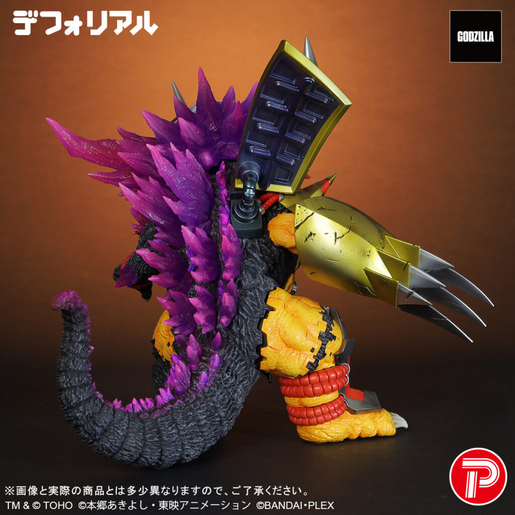 Digimon x Godzilla ในร่างสุดยอดของ Agumon ในซีรีย์ DEFOREAL 6 Godzilla