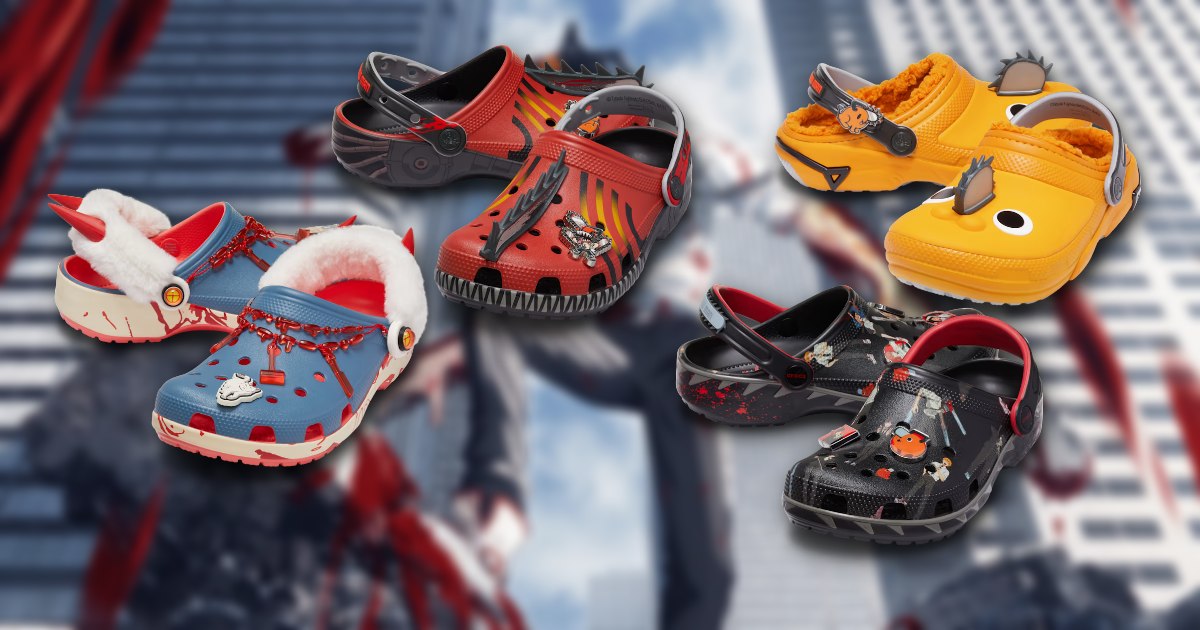 รองเท้าธีม Chainsaw Man คอลเลคชั่นใหม่จาก Crocs 1 รองเท้าธีม Chainsaw Man คอลเลคชั่นใหม่จาก Crocs