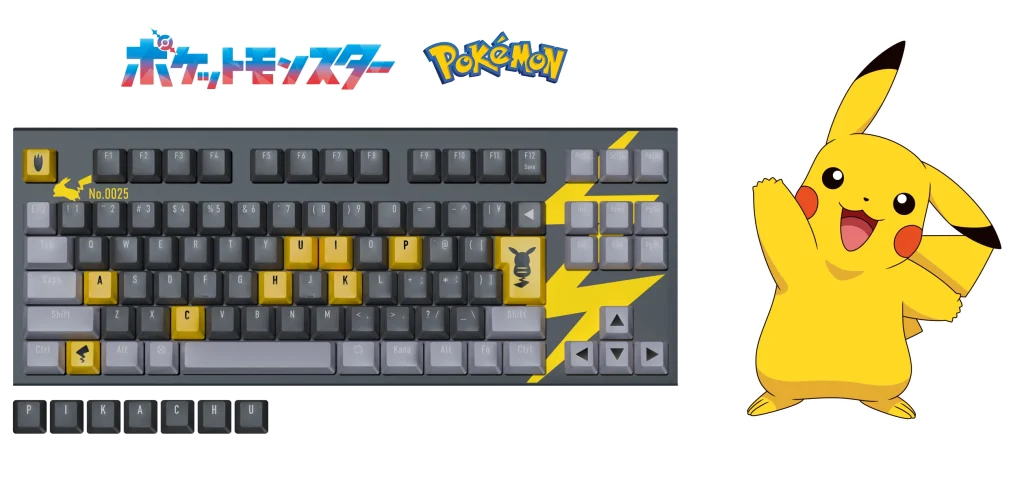Realforce เปิดตัวคีย์บอร์ดรุ่นพิเศษ GX1 Plus Keyboard Pikachu Edition 2 Pikachu