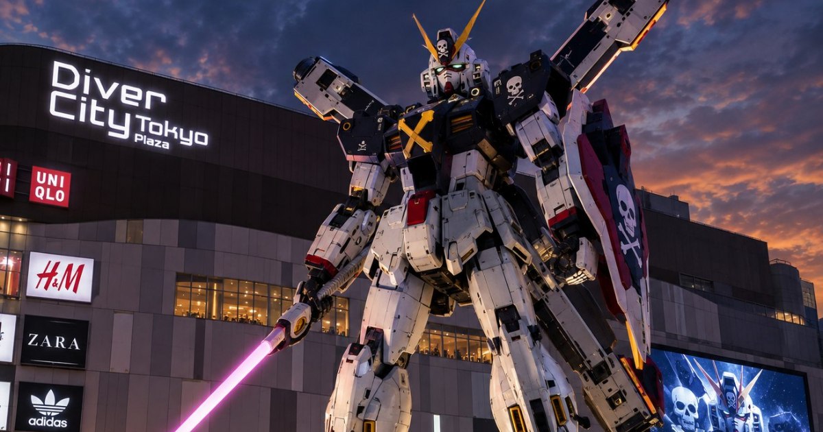 ชาว X ประเทศญี่ปุ่นรอลุ้น Gundam ตัวต่อไปหลังจาก Unicorn ที่โอไดบะถูกปลดระวาง