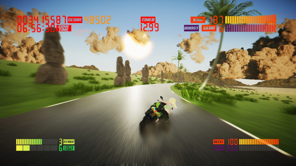 ออกเดินทางในโลกแห่งความเร็วไปกับสาวน้อยสิงห์นักบิดใน Super Night Riders S1 4 Super Night Riders S1