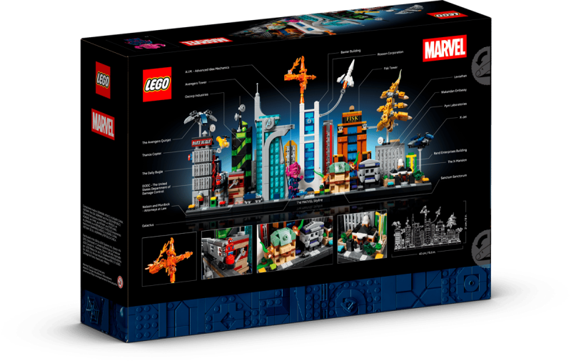 The Marvel Skyline เมื่อ LEGO ย่อทั้งเมืองรวมฮีโร่ไว้บนชั้นวางเดียวกัน!