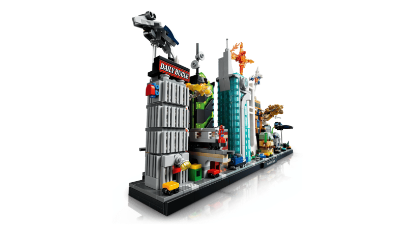 The Marvel Skyline เมื่อ LEGO ย่อทั้งเมืองรวมฮีโร่ไว้บนชั้นวางเดียวกัน!