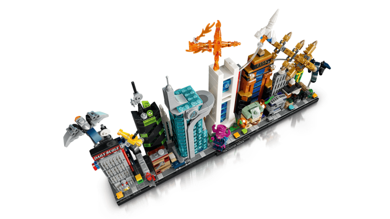 The Marvel Skyline เมื่อ LEGO ย่อทั้งเมืองรวมฮีโร่ไว้บนชั้นวางเดียวกัน!