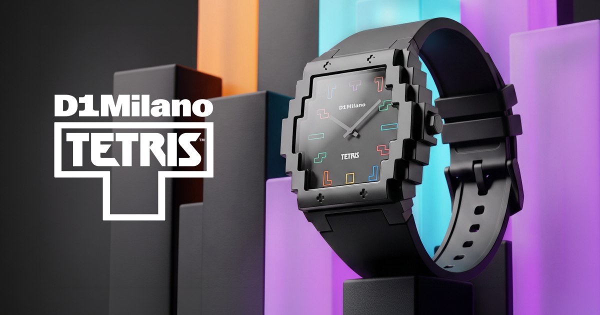 นาฬิกาข้อมือรุ่นพิเศษ D1 Milano x Tetris