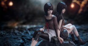 ฟิกเกอร์ Mio และ Mayu จาก FATAL FRAME II: Crimson Butterfly REMAKE