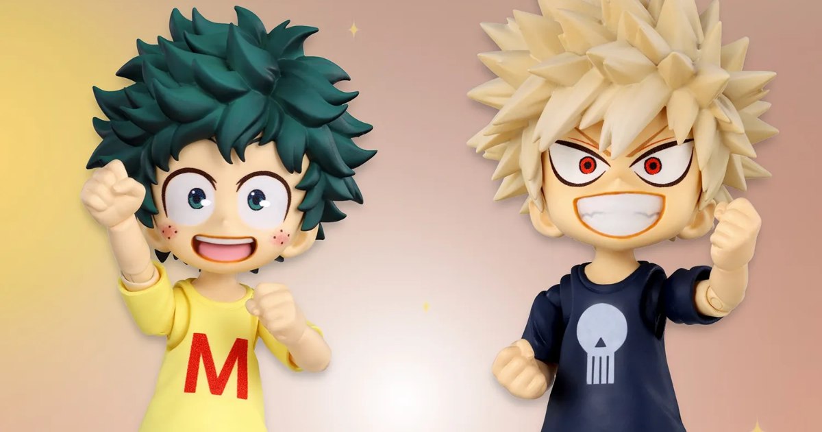 น่ารักไม่เบาแอคชั่นฟิกเกอร์ 2 ตัวละครหลักจาก My Hero Academia