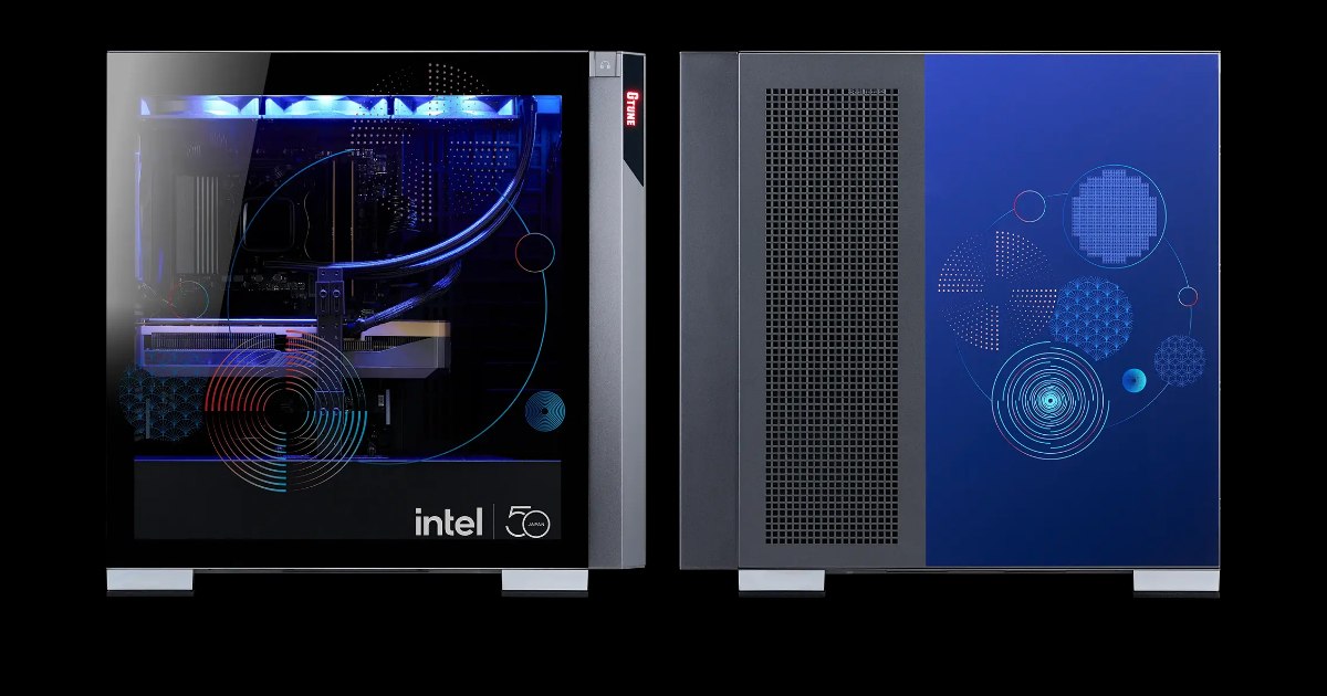 คอมพิวเตอร์รุ่นฉลองครบรอบ 50 ปี ของบริษัท Intel