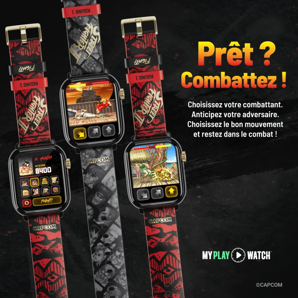 My Play Watch ส่งนาฬิกาข้อมือเพื่อสุขภาพธีมใหม่ Street Fighter II 6 Street Fighter