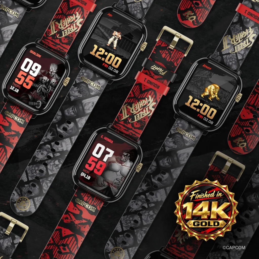 My Play Watch ส่งนาฬิกาข้อมือเพื่อสุขภาพธีมใหม่ Street Fighter II 3 Street Fighter