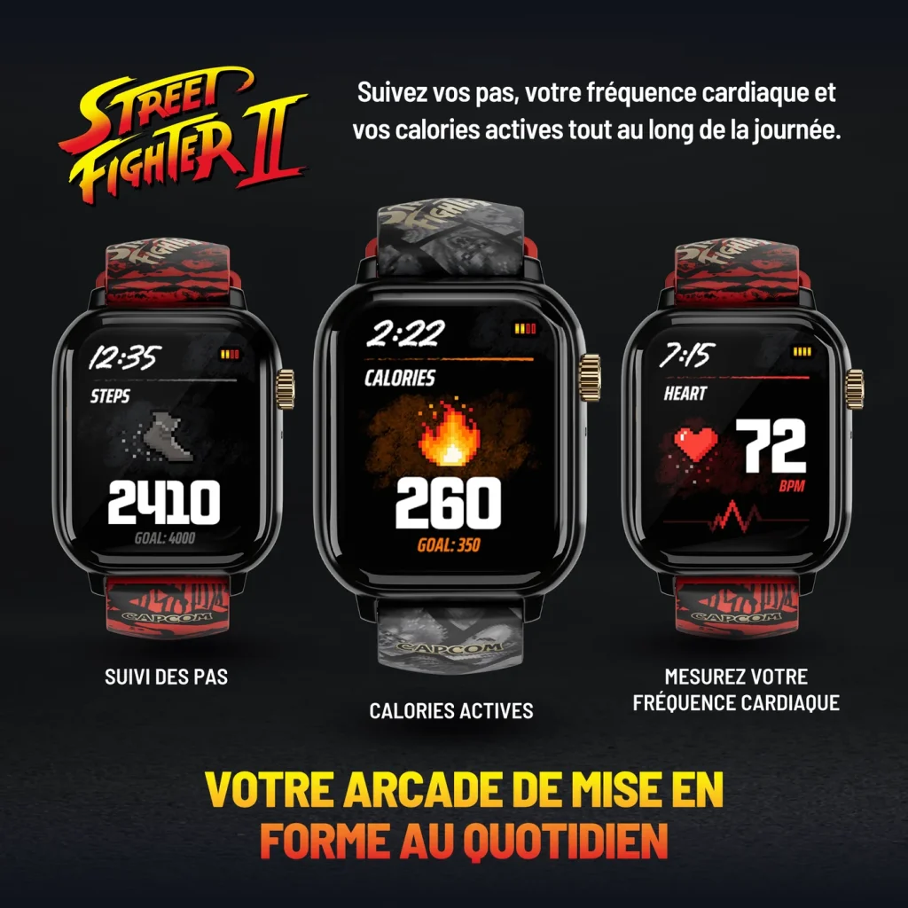 My Play Watch ส่งนาฬิกาข้อมือเพื่อสุขภาพธีมใหม่ Street Fighter II 5 Street Fighter