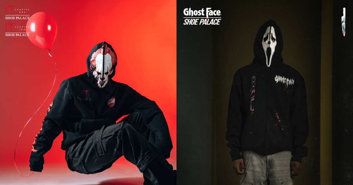 Shoe Palace ส่ง 2 คอลเลคชั่นเสื้อผ้าใหม่จากภาพยนตร์ IT และ Scream