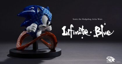 สวยงามมีความร่วมสมัยงานเครื่องลายคราม Sonic the Hedgehog Infinite Blue