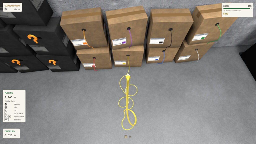 Cable Management Simulator
