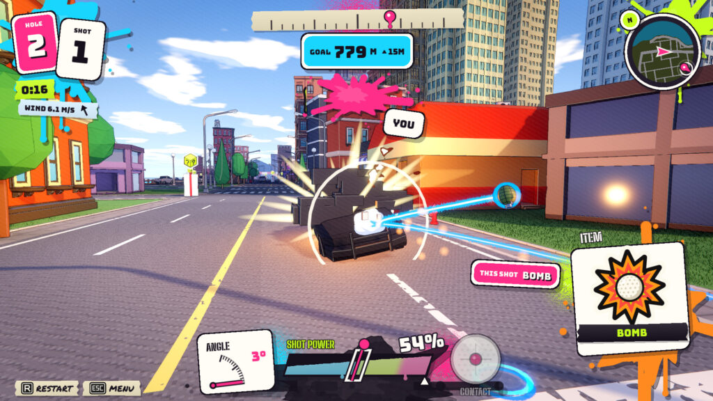 Crazy City Golf เกมกอล์ฟที่จะทำให้ทุกการออกรอบของคุณนั้นสนุกไปพร้อมกับความวุ่นวาย 6 Crazy City Golf